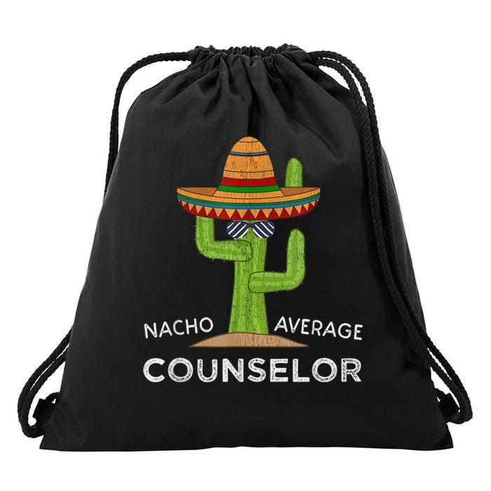 Fun School Counselor Humor Gifts Drawstring Bag