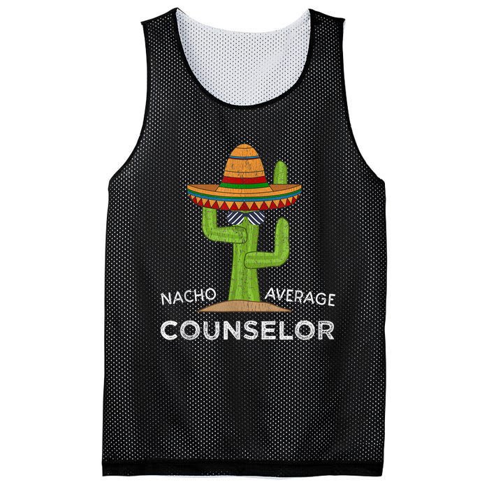 Fun School Counselor Humor Gifts Mesh Reversible Basketball Jersey Tank