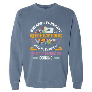 Funny Sewing Cool Gift If You See Me With A Seam Ripper Cool Gift Cool Gift Garment-Dyed Sweatshirt