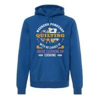 Funny Sewing Cool Gift If You See Me With A Seam Ripper Cool Gift Cool Gift Premium Hoodie