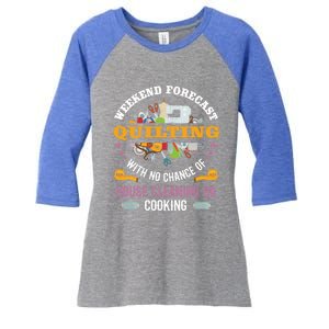 Funny Sewing Cool Gift If You See Me With A Seam Ripper Cool Gift Cool Gift Women's Tri-Blend 3/4-Sleeve Raglan Shirt