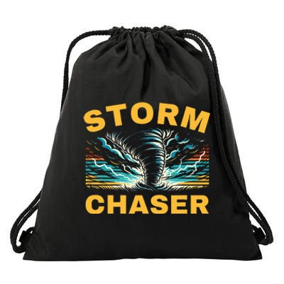 Future Storm Chaser Storm Chasing Tornado Meteorology Drawstring Bag