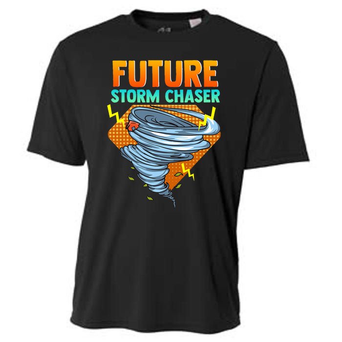 Future Storm Chaser Tornado Hurricane & Thunderstorms Cooling Performance Crew T-Shirt