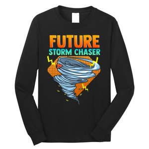 Future Storm Chaser Tornado Hurricane & Thunderstorms Long Sleeve Shirt