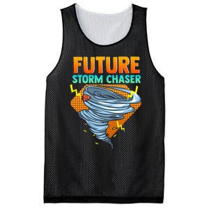 Future Storm Chaser Tornado Hurricane & Thunderstorms Mesh Reversible Basketball Jersey Tank