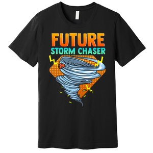 Future Storm Chaser Tornado Hurricane & Thunderstorms Premium T-Shirt