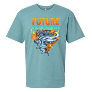 Future Storm Chaser Tornado Hurricane & Thunderstorms Sueded Cloud Jersey T-Shirt