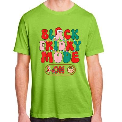 Friday Shopping Crew Mode On Christmas Black Shopping Family  Adult ChromaSoft Performance T-Shirt