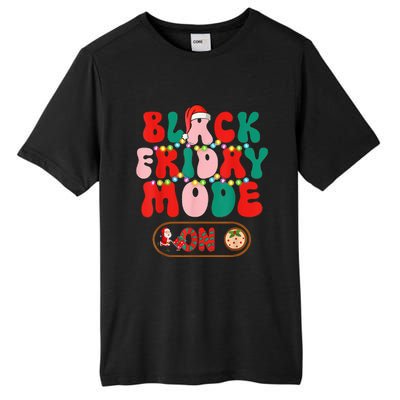 Friday Shopping Crew Mode On Christmas Black Shopping Family  Tall Fusion ChromaSoft Performance T-Shirt