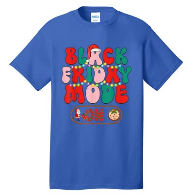 Friday Shopping Crew Mode On Christmas Black Shopping Family  Tall T-Shirt