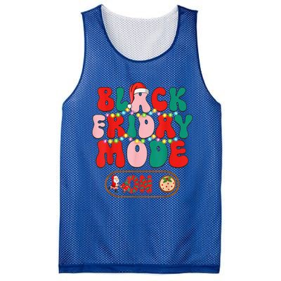 Friday Shopping Crew Mode On Christmas Black Shopping Family  Mesh Reversible Basketball Jersey Tank