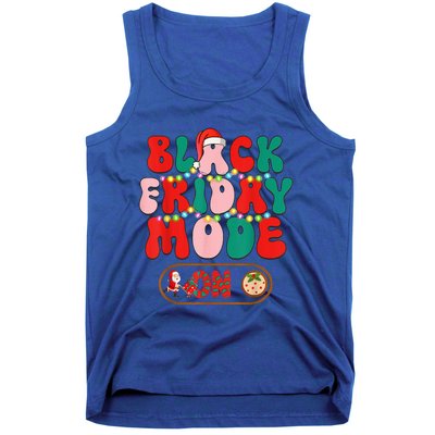 Friday Shopping Crew Mode On Christmas Black Shopping Family  Tank Top