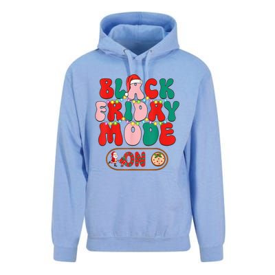 Friday Shopping Crew Mode On Christmas Black Shopping Family  Unisex Surf Hoodie