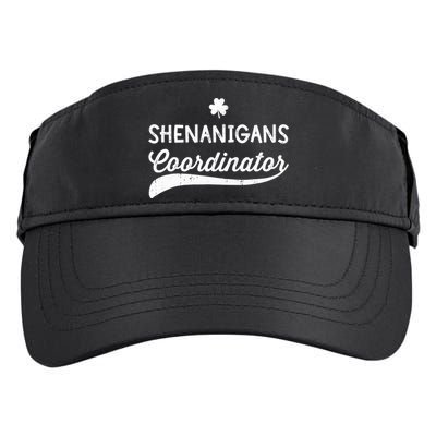 Funny Shenanigans Coordinator For St Patricks Day Outfit Adult Drive Performance Visor