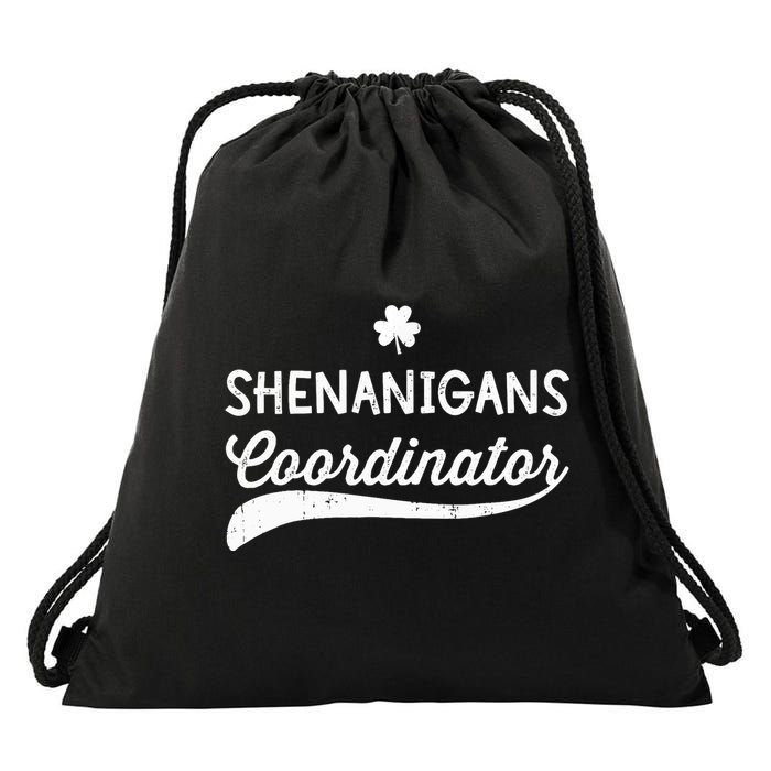 Funny Shenanigans Coordinator For St Patricks Day Outfit Drawstring Bag