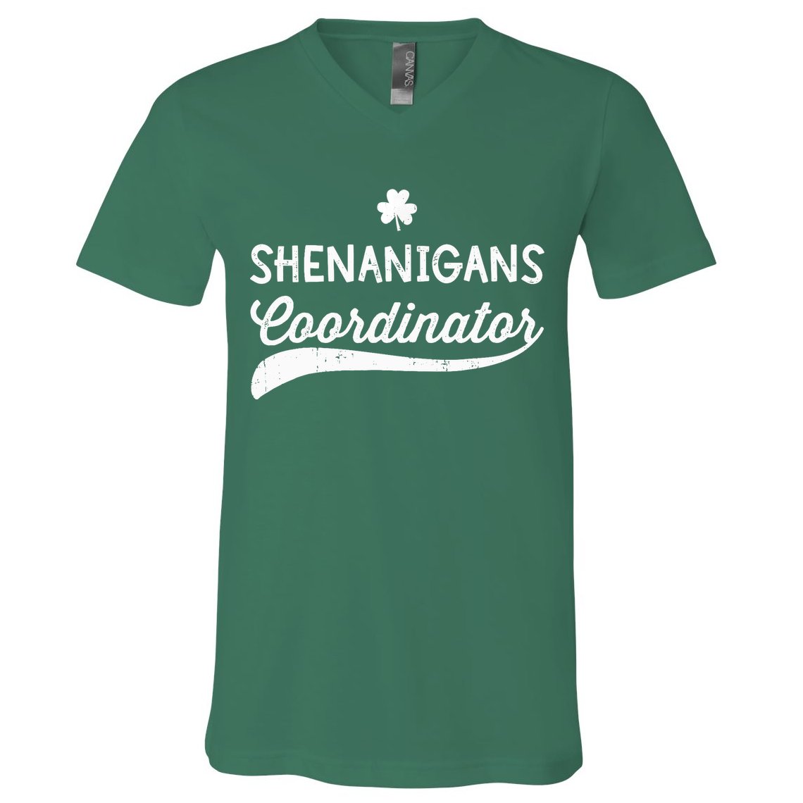 Funny Shenanigans Coordinator For St Patricks Day Outfit V-Neck T-Shirt