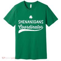 Funny Shenanigans Coordinator For St Patricks Day Outfit Premium T-Shirt