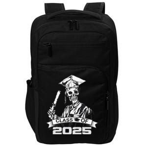 Funny Skeleton Class Of 2025 Senior Graduation 2025 Impact Tech Backpack