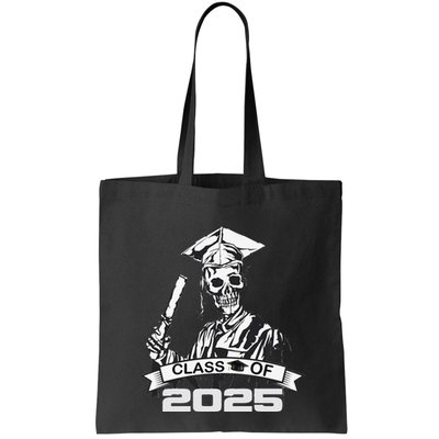 Funny Skeleton Class Of 2025 Senior Graduation 2025 Bag