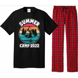 Funny Summer Camp Hello Summer Vacation Summer Camping Meaningful Gift Pajama Set