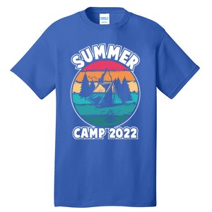 Funny Summer Camp Hello Summer Vacation Summer Camping Meaningful Gift Tall T-Shirt