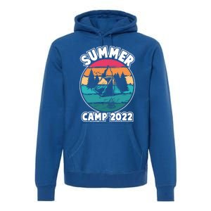 Funny Summer Camp Hello Summer Vacation Summer Camping Meaningful Gift Premium Hoodie