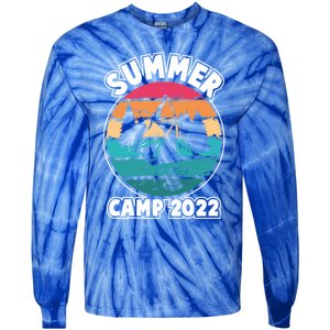 Funny Summer Camp Hello Summer Vacation Summer Camping Meaningful Gift Tie-Dye Long Sleeve Shirt