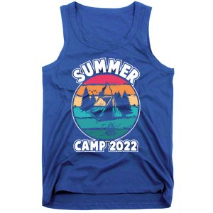 Funny Summer Camp Hello Summer Vacation Summer Camping Meaningful Gift Tank Top