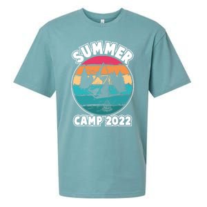 Funny Summer Camp Hello Summer Vacation Summer Camping Meaningful Gift Sueded Cloud Jersey T-Shirt