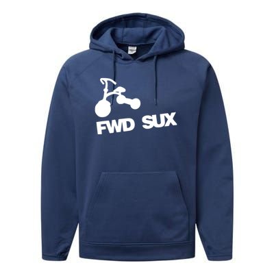 FWD Sux Car Lover Performance Fleece Hoodie