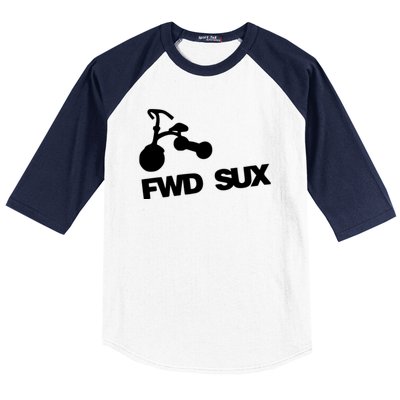 FWD Sux Car Lover Baseball Sleeve Shirt