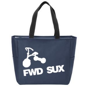 FWD Sux Car Lover Zip Tote Bag