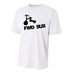 FWD Sux Car Lover Performance Sprint T-Shirt