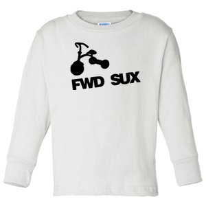 FWD Sux Car Lover Toddler Long Sleeve Shirt