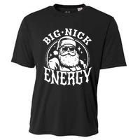 Funny Santa Christmas Big Nick Energy Cooling Performance Crew T-Shirt