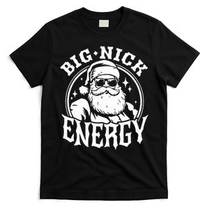 Funny Santa Christmas Big Nick Energy T-Shirt