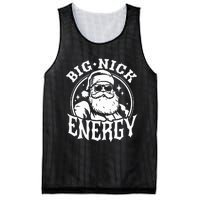 Funny Santa Christmas Big Nick Energy Mesh Reversible Basketball Jersey Tank