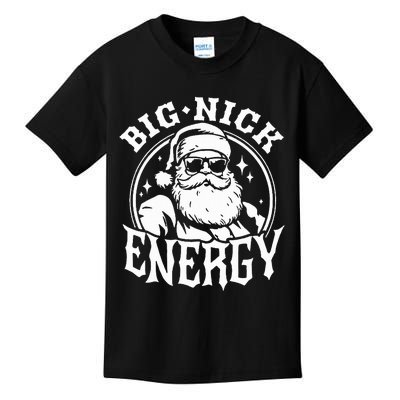 Funny Santa Christmas Big Nick Energy Kids T-Shirt