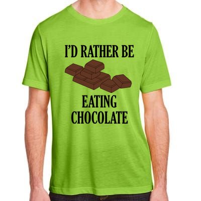 Funny Saying Chocolate Cocoa Chocolatier Cool Gift Adult ChromaSoft Performance T-Shirt