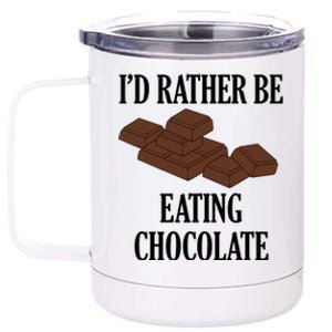 Funny Saying Chocolate Cocoa Chocolatier Cool Gift 12 oz Stainless Steel Tumbler Cup