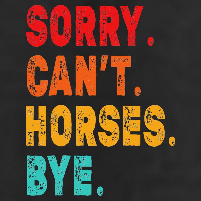 Funny Sorry Cant Horses Bye Sarcasm Funny Sarcasm Gift Hat