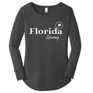 Florida Strong Community Strength Prayer Support Women's Perfect Tri Tunic Long Sleeve Shirt