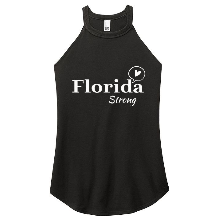 Florida Strong Community Strength Prayer Support Women's Perfect Tri Rocker Tank