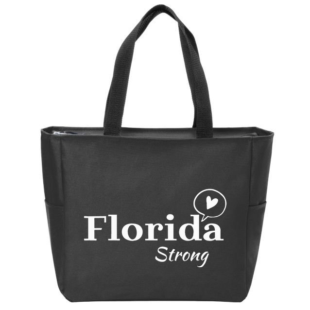 Florida Strong Community Strength Prayer Support Zip Tote Bag