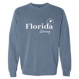 Florida Strong Community Strength Prayer Support Garment-Dyed Sweatshirt