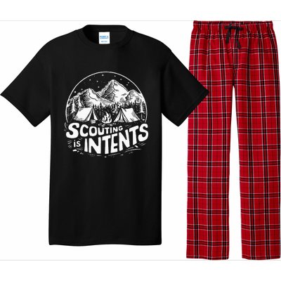 Funny Scout Camper Scouting Is Intents Camping Outdoor Pajama Set