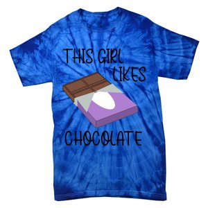 Funny Saying Chocolate Lover Eating Cocoa Gift Tie-Dye T-Shirt