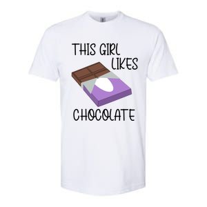 Funny Saying Chocolate Lover Eating Cocoa Gift Softstyle CVC T-Shirt