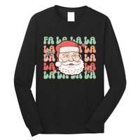 Festive Santa Claus Holiday Cheer Long Sleeve Shirt