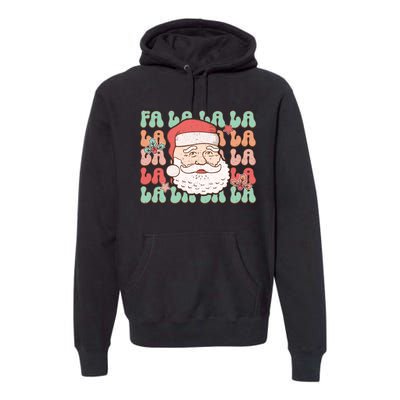 Festive Santa Claus Holiday Cheer Premium Hoodie